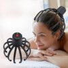 Massageador Portátil Polvo Elétrico para Alívio de Estresse e Estimulação Capilar